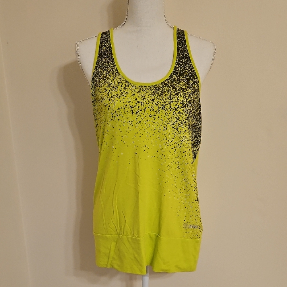 Zumba Fitness Yellow and Black Sleeveless Tank Top